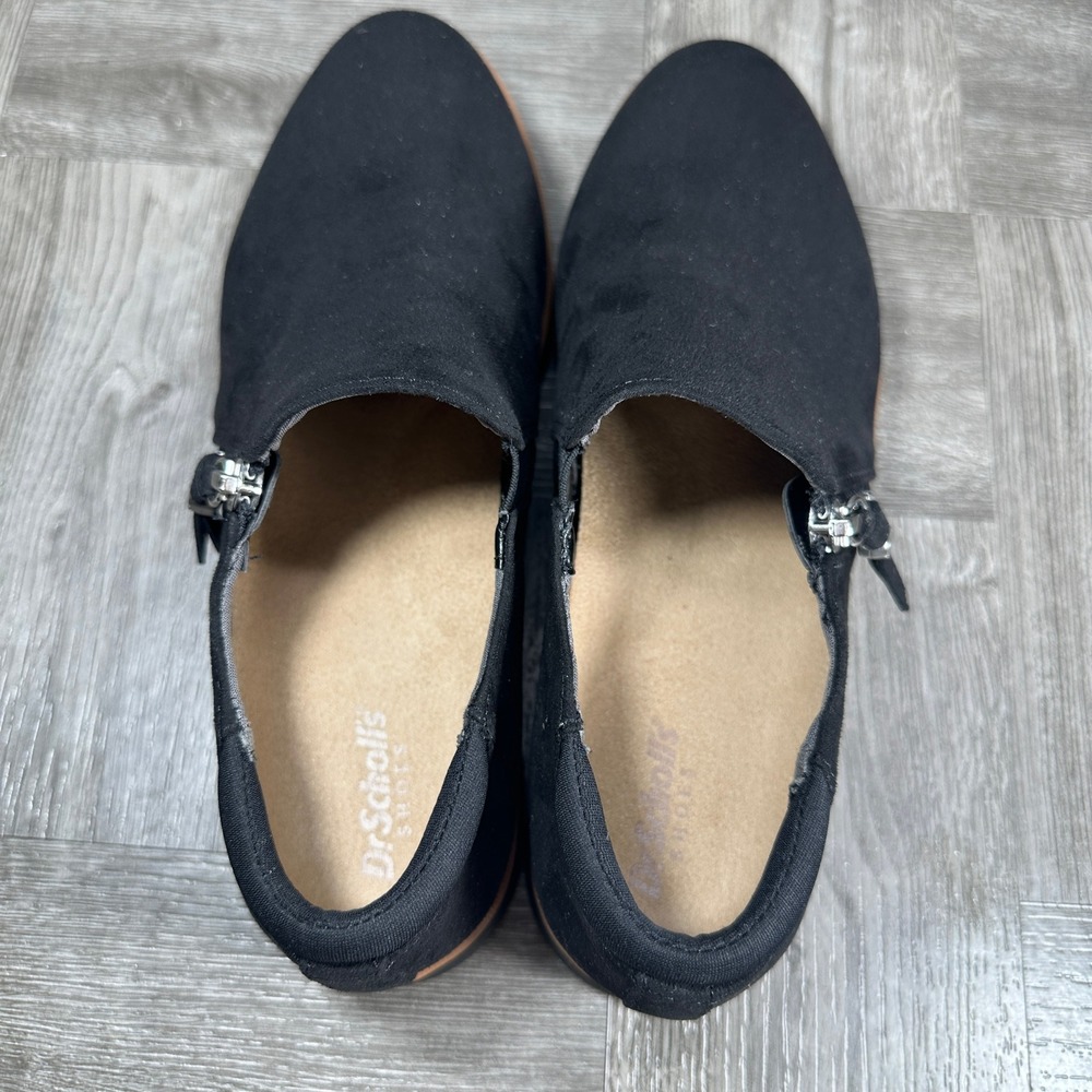 Dr. Scholls Womens Slip On Shoes Size 7 Black Side Zip Casual Comfort NEW - Picture 6 of 8